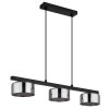 Lámparas Globo Lighting Higgins Lámparas suspendidas Negro, 3 luces