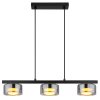 Lámparas Globo Lighting Higgins Lámparas suspendidas Negro, 3 luces