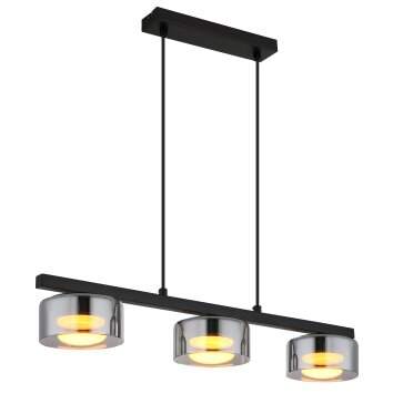 Lámparas Globo Lighting Higgins Lámparas suspendidas Negro, 3 luces