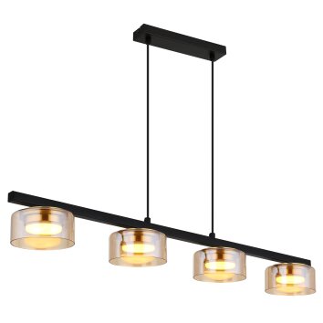 Lámparas Globo Lighting Higgins Lámparas suspendidas dorado, Negro, 4 luces