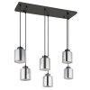 Lámparas Globo Lighting Felicia Lámparas suspendidas Negro, 6 luces