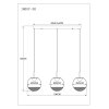 Lámparas Globo Lighting Severin Lámparas suspendidas LED Negro, 1 luz