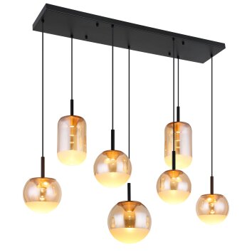 Lámparas Globo Lighting Severin Lámparas suspendidas LED Negro, 1 luz