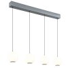 Lámparas Globo Lighting Simmons Lámparas suspendidas LED Gris, 1 luz