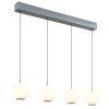 Lámparas Globo Lighting Simmons Lámparas suspendidas LED Gris, 1 luz