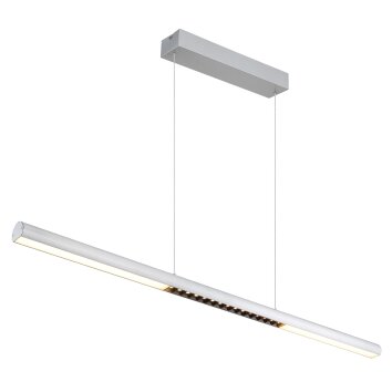 Lámparas Globo Lighting Cody Lámparas suspendidas LED aluminio bruñido, Blanca, 1 luz