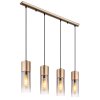 Lámparas Globo Lighting Annika Lámparas suspendidas Marrón, 4 luces