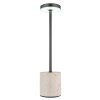 Lámparas Globo Lighting Polina Lámparas de mesa LED Cromo, Gris, Negro, 1 luz