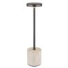 Lámparas Globo Lighting Polina Lámparas de mesa LED Cromo, Gris, Negro, 1 luz