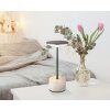 Lámparas Globo Lighting Laurena Lámparas de mesa LED Cromo, Gris, Negro, 1 luz