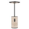 Lámparas Globo Lighting Travertin Lámparas de mesa LED Gris, 1 luz