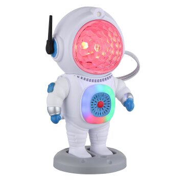 Lámparas Globo Lighting Cosmo Lámparas de mesa LED Azul, Gris, Blanca, 1 luz, Cambia de color