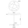 Lámparas Globo Lighting Bryon Lámpara de pie LED Negro, 1 luz