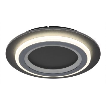 Lámparas Globo Lighting Jayden Plafones LED Negro, 1 luz, Mando a distancia, Cambia de color