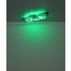 Lámparas Globo Lighting Jayden Plafones LED Gris, Negro, 1 luz, Mando a distancia, Cambia de color