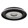 Lámparas Globo Lighting Marsh Plafones LED Negro, 1 luz, Mando a distancia
