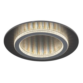 Lámparas Globo Lighting Jayden Plafones LED Antracita, Negro, 1 luz