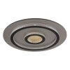 Lámparas Globo Lighting Jayden Plafones LED dorado, Negro, 1 luz, Mando a distancia