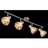 Lámparas Globo Lighting Zachery Plafones Níquel-mate, 4 luces