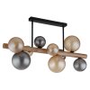 Lámparas Globo Lighting Riha Plafones marrón oscuro, Negro, 9 luces