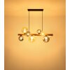 Lámparas Globo Lighting Riha Lámparas suspendidas marrón oscuro, Negro, 9 luces