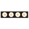 Lámparas Globo Lighting Raymond Plafones LED Antracita, Negro, 1 luz