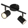 Lámparas Globo Lighting Walters Plafones Negro, 2 luces