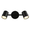 Lámparas Globo Lighting Walters Plafones Negro, 2 luces