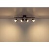 Lámparas Globo Lighting Walters Plafones Negro, 4 luces