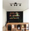 Lámparas Globo Lighting Walters Plafones Negro, 4 luces
