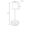 Lámparas Globo Lighting Dixon Lámparas de mesa LED Negro, 1 luz