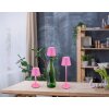 Lámparas Globo Lighting Vannie Lámparas de mesa LED Rosa, 1 luz