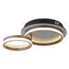 Lámparas Globo Lighting Della Plafones LED Negro, 1 luz