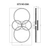 Lámparas Globo Lighting Grouni Plafones LED Titanio, 1 luz