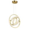Lámparas Globo Lighting Neil Lámparas suspendidas LED dorado, 1 luz, Mando a distancia