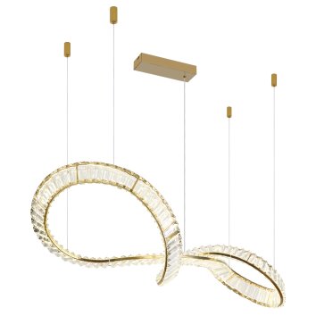 Lámparas Globo Lighting Neil Lámparas suspendidas LED dorado, 1 luz, Mando a distancia