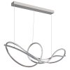 Lámparas Globo Lighting Iduna Lámparas suspendidas LED Cromo, 1 luz, Mando a distancia