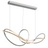 Lámparas Globo Lighting Iduna Lámparas suspendidas LED Cromo, 1 luz, Mando a distancia
