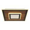 Lámparas Globo Lighting Woody Plafones LED Crudo, Negro, 1 luz