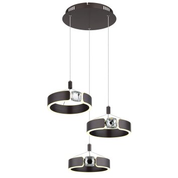 Lámparas Globo Lighting Hendricks Lámparas suspendidas LED Bronce, 1 luz