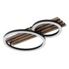 Lámparas Globo Lighting Tisha Plafones LED Crudo, Negro, 1 luz