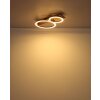 Lámparas Globo Lighting Tisha Plafones LED Crudo, Negro, 1 luz