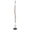 Lámparas Globo Lighting Watkins Lámpara de pie LED Negro, 1 luz
