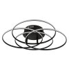 Lámparas Globo Lighting Kombos Plafones LED Negro, 1 luz