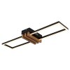 Lámparas Globo Lighting Dakari Plafones LED Crudo, Negro, 1 luz