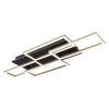 Lámparas Globo Lighting Jeffry Plafones LED Antracita, Negro, 1 luz, Mando a distancia