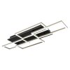 Lámparas Globo Lighting Jeffry Plafones LED Antracita, Negro, 1 luz, Mando a distancia