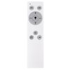 Lámparas Globo Lighting Jeffry Plafones LED Crudo, Negro, 1 luz, Mando a distancia