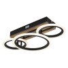 Lámparas Globo Lighting Blevins Plafones LED Crudo, Negro, 1 luz