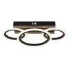 Lámparas Globo Lighting Blevins Plafones LED Crudo, Negro, 1 luz
